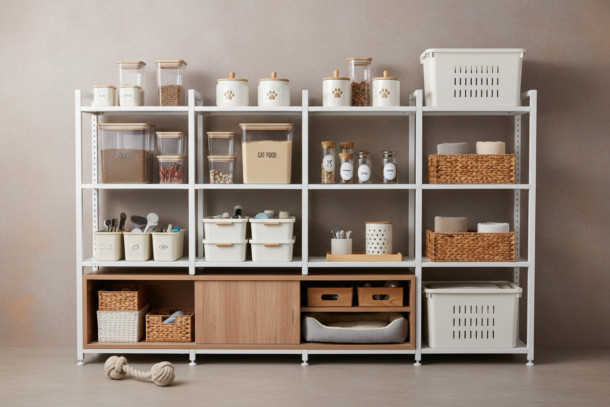 SHELVES AND CONTAINERS