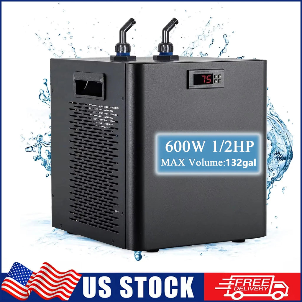Aquarum Water Chiller 132 Gallon Fish Tank Ice