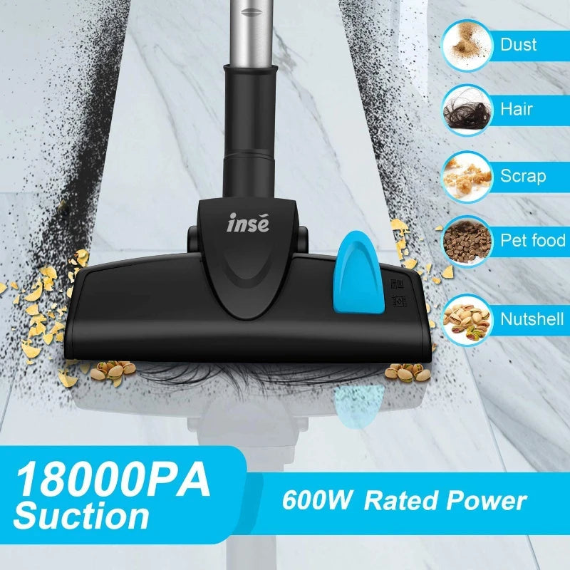 Vacuum Cleaner Corded  Powerful Suction PET HAIR