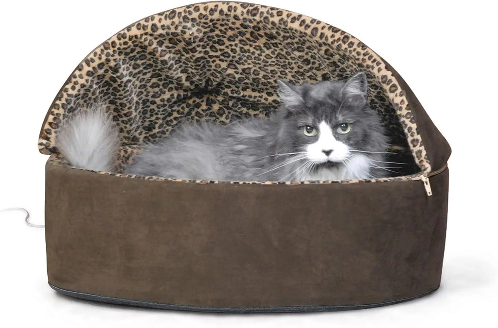 Heated Cave Tent Pet Bed for Cats/small Dogs