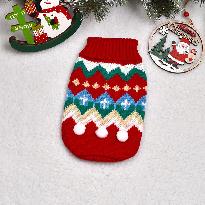 Pet Clothes Dog Sweater Cat Costume For Small Dogs Christmas