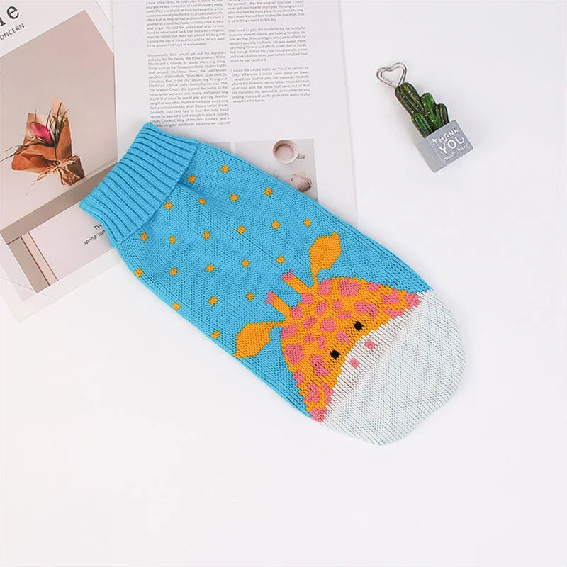 Cute Pet Dog Sweater for Small Dogs, Puppies, & Cats