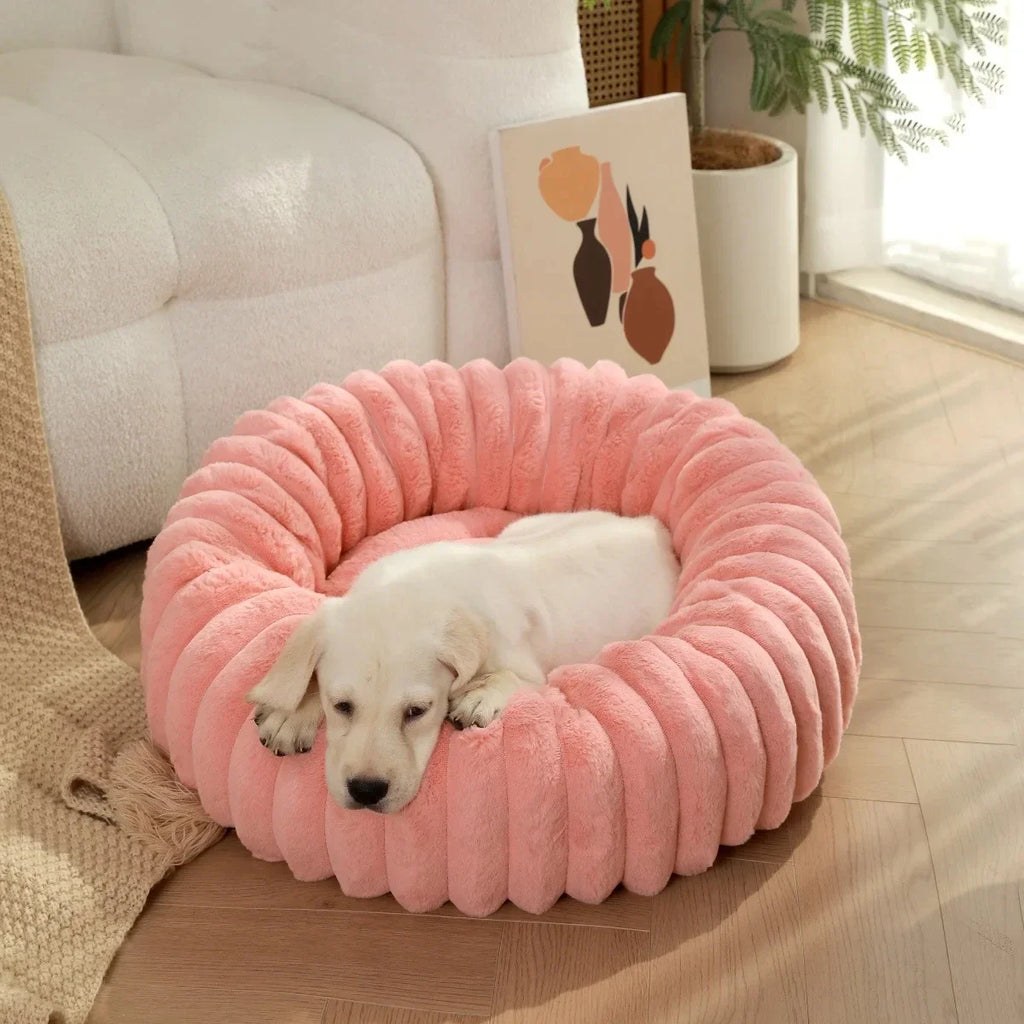 40-70cm Round Pet Bed for Super Soft Sleeping