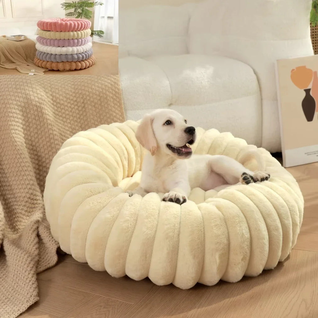 40-70cm Round Pet Bed for Super Soft Sleeping