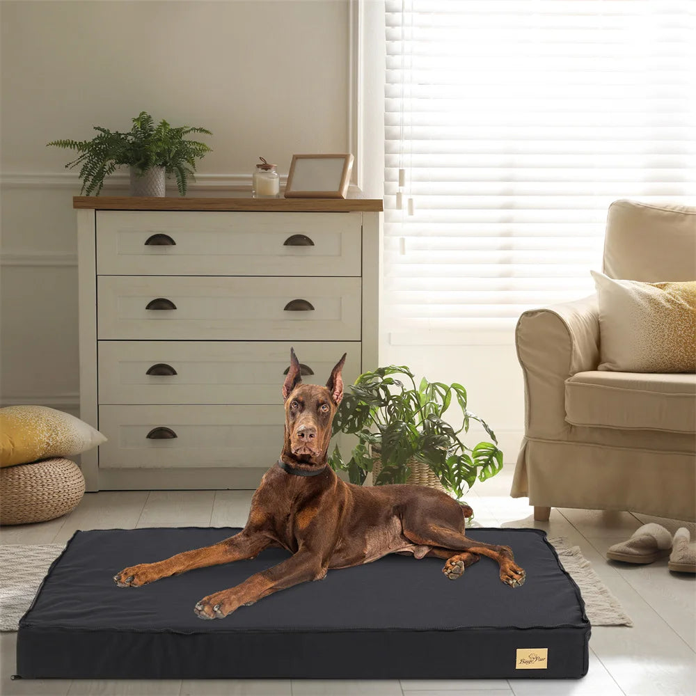 Large Orthopaedic Dog Bed Waterproof Cushion Mattress Fit in Crate