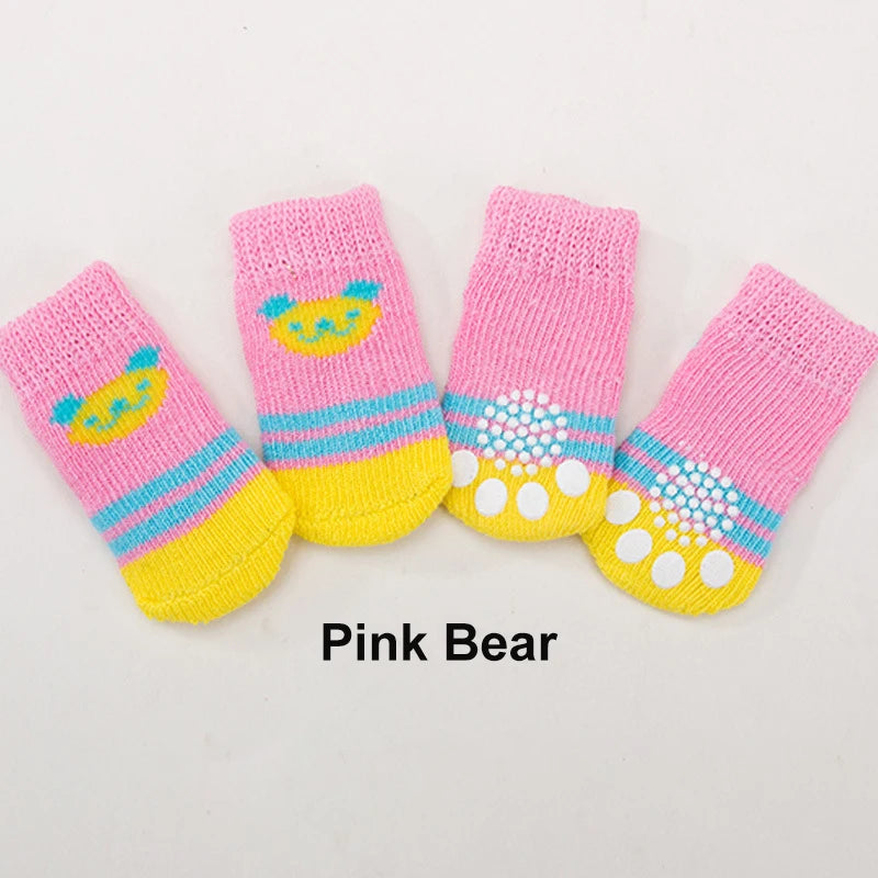 Pet Socks Cats and Puppys Anti Slip  Socks Knitted