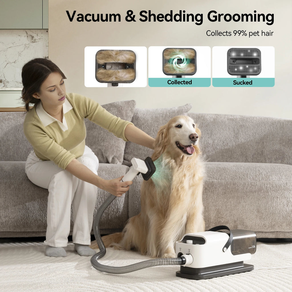 Pet Grooming  Vacuum Cleaner & Hair Dryer