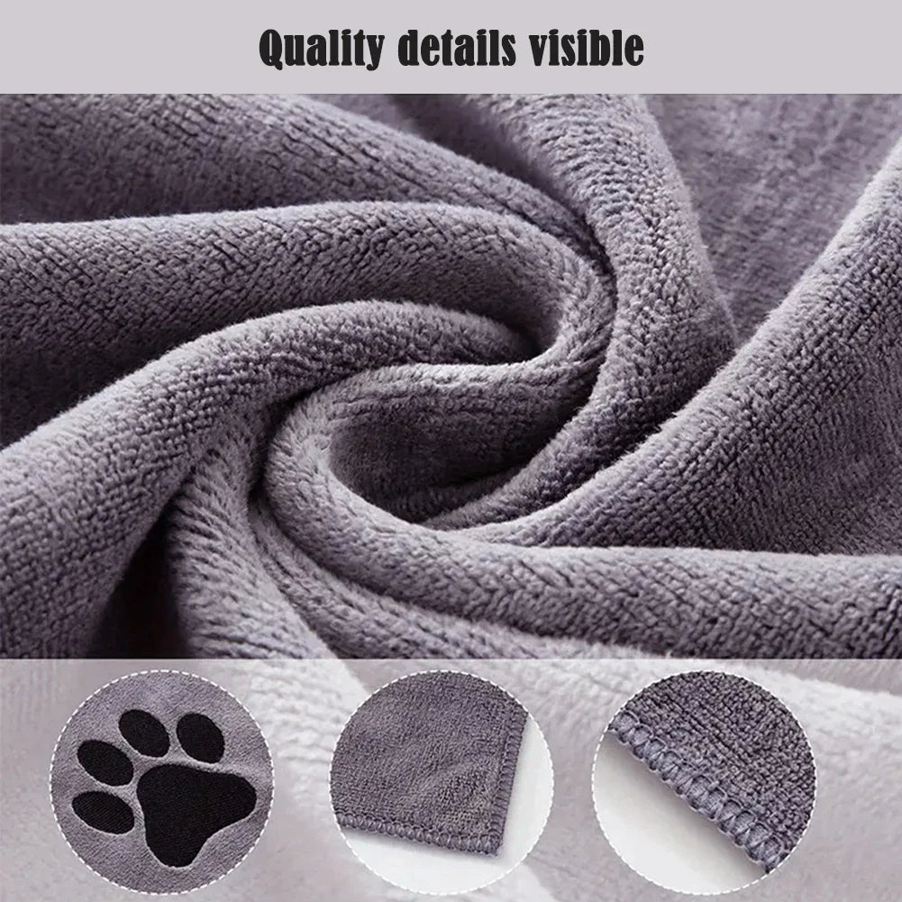 Soft Pet Towel Super Absorbent/Quick Drying