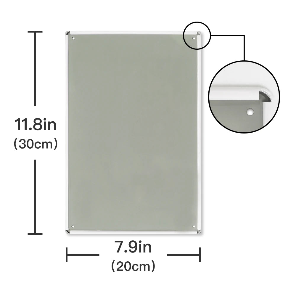 1pc Black Dog Metal Sign, Wall ART