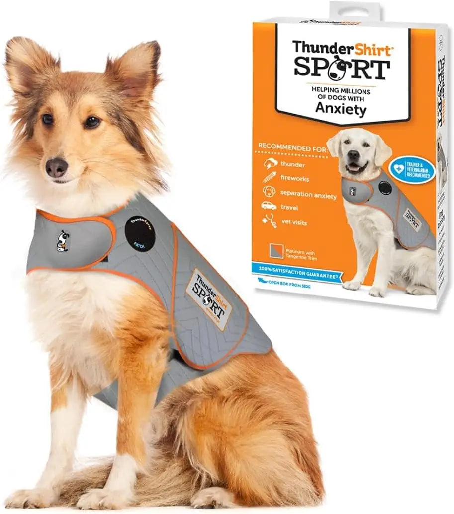Large Platinum Dog Anxiety Relief Calming Vest