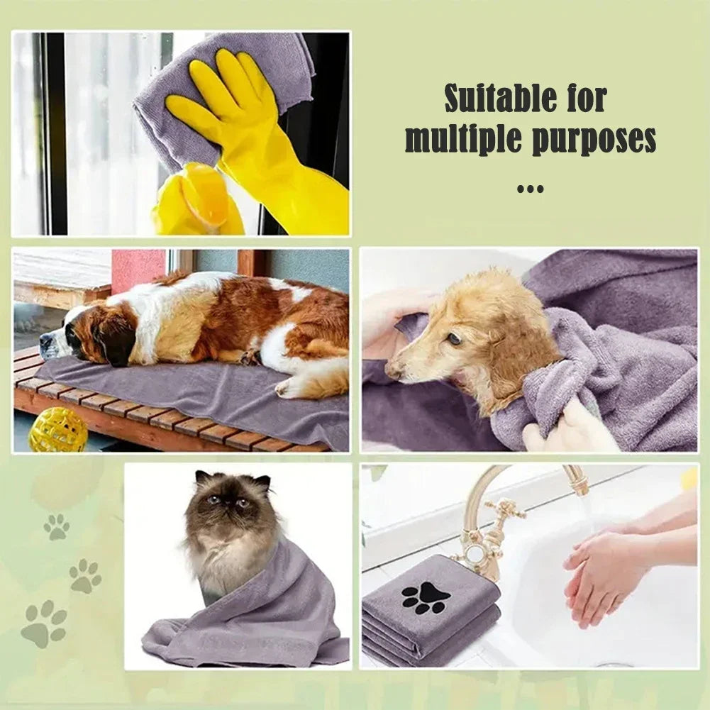 Soft Pet Towel Super Absorbent/Quick Drying