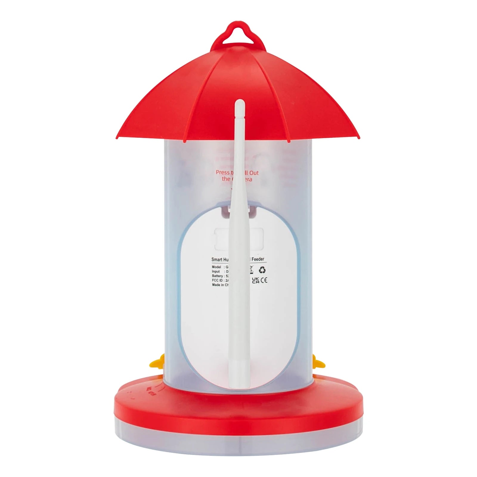 Bird Feeder—Video 1080P 160° Wide Angle 10000+ AI Bird Recognition