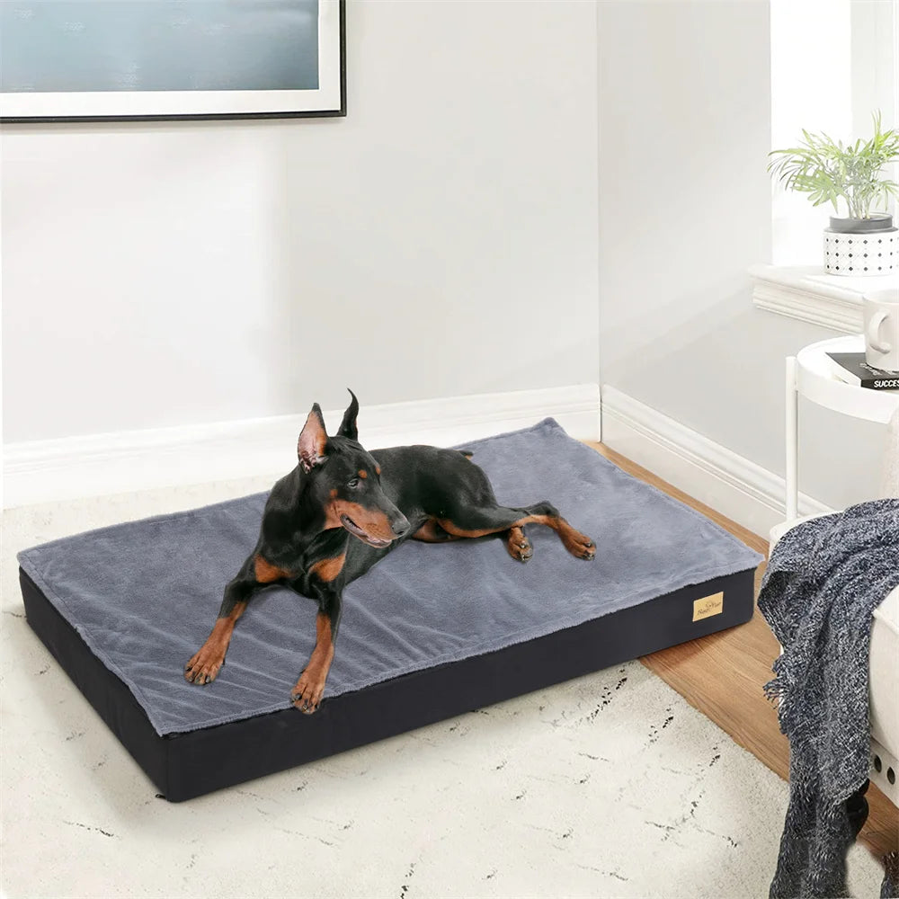 Large Orthopaedic Dog Bed Waterproof Cushion Mattress Fit in Crate