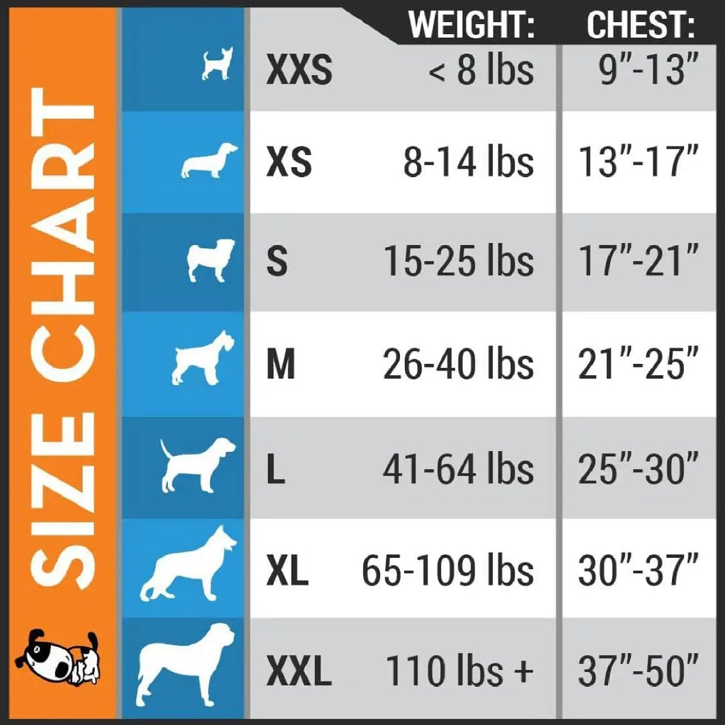 Large Platinum Dog Anxiety Relief Calming Vest