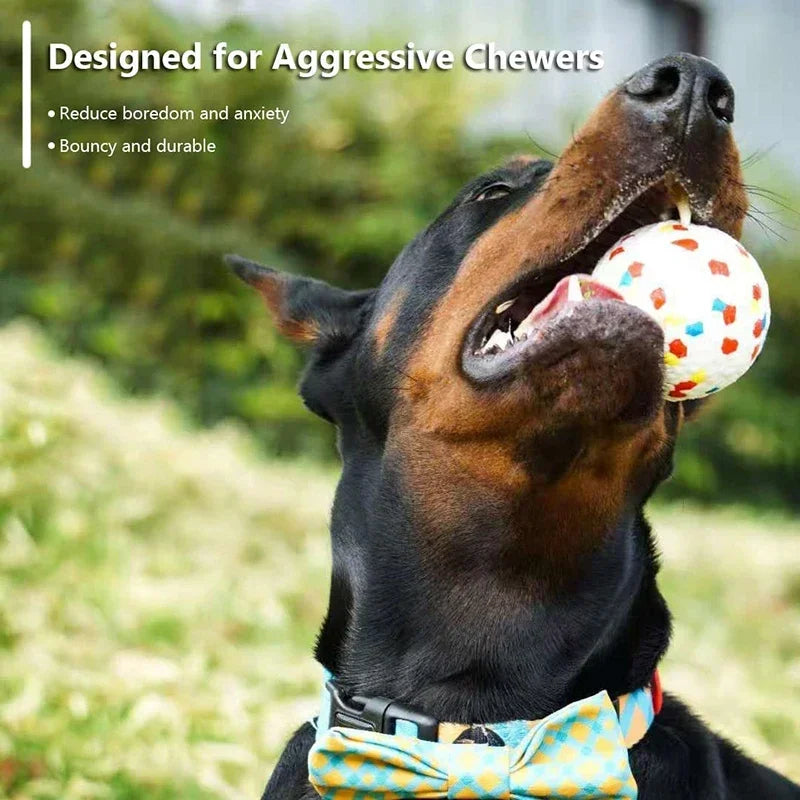 Bite-Resistant Solid Dog Ball Toys