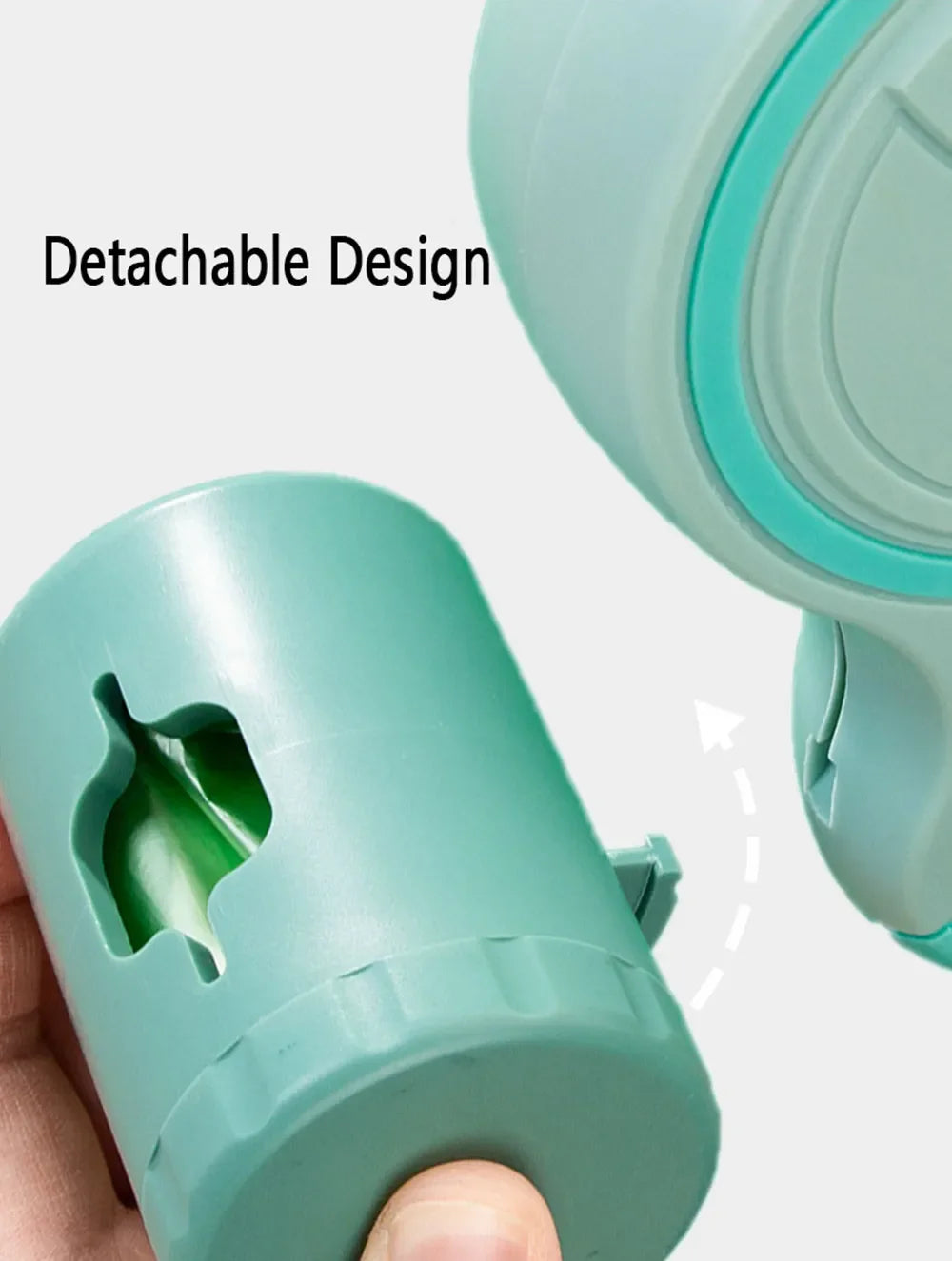 Dog Leash With Led Light and Garbage Bag Retractable Nylon 5M