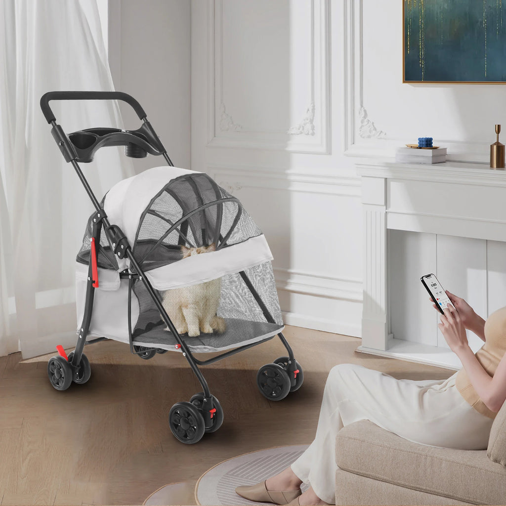 Foldable Lightweight Effortless Pet Cart