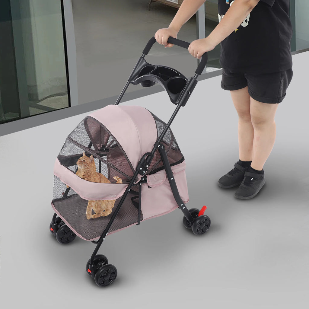 Foldable Lightweight Effortless Pet Cart