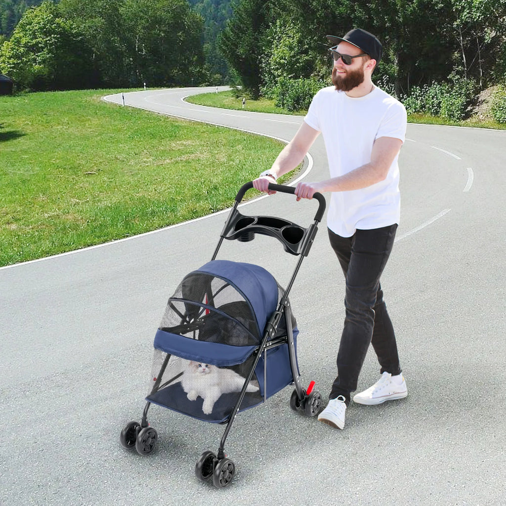 Foldable Lightweight Effortless Pet Cart