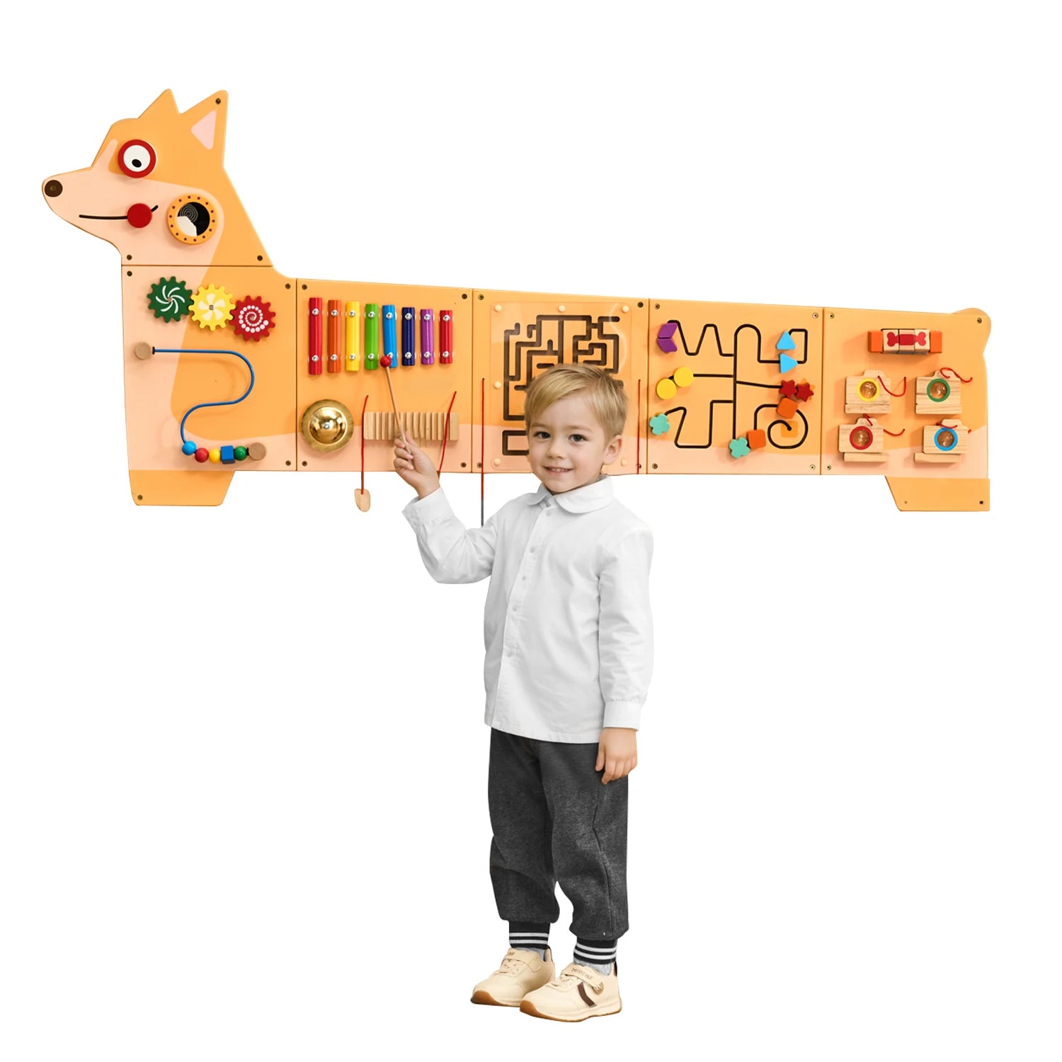 Puppy Kids Wall Busy Panels
