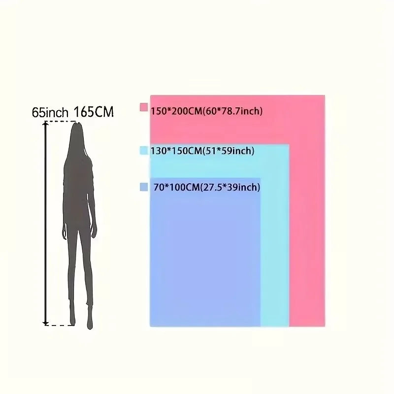 1 piece of colorful night parrot print blanket