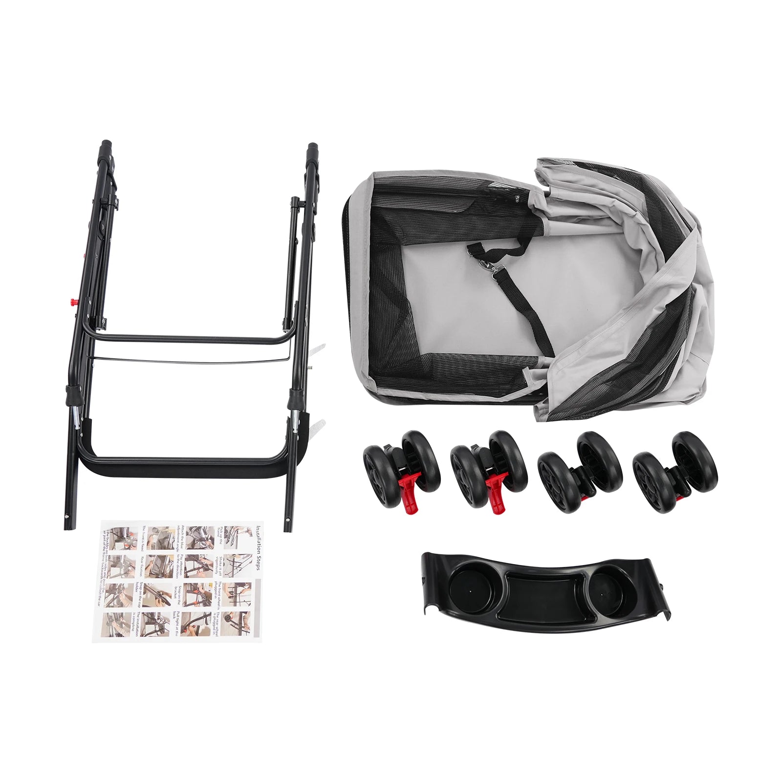 Foldable Lightweight Effortless Pet Cart