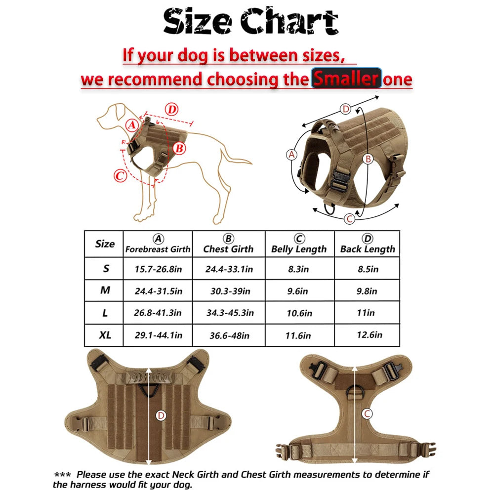 Dog Harness And Leash Vest Training  Medium/Large