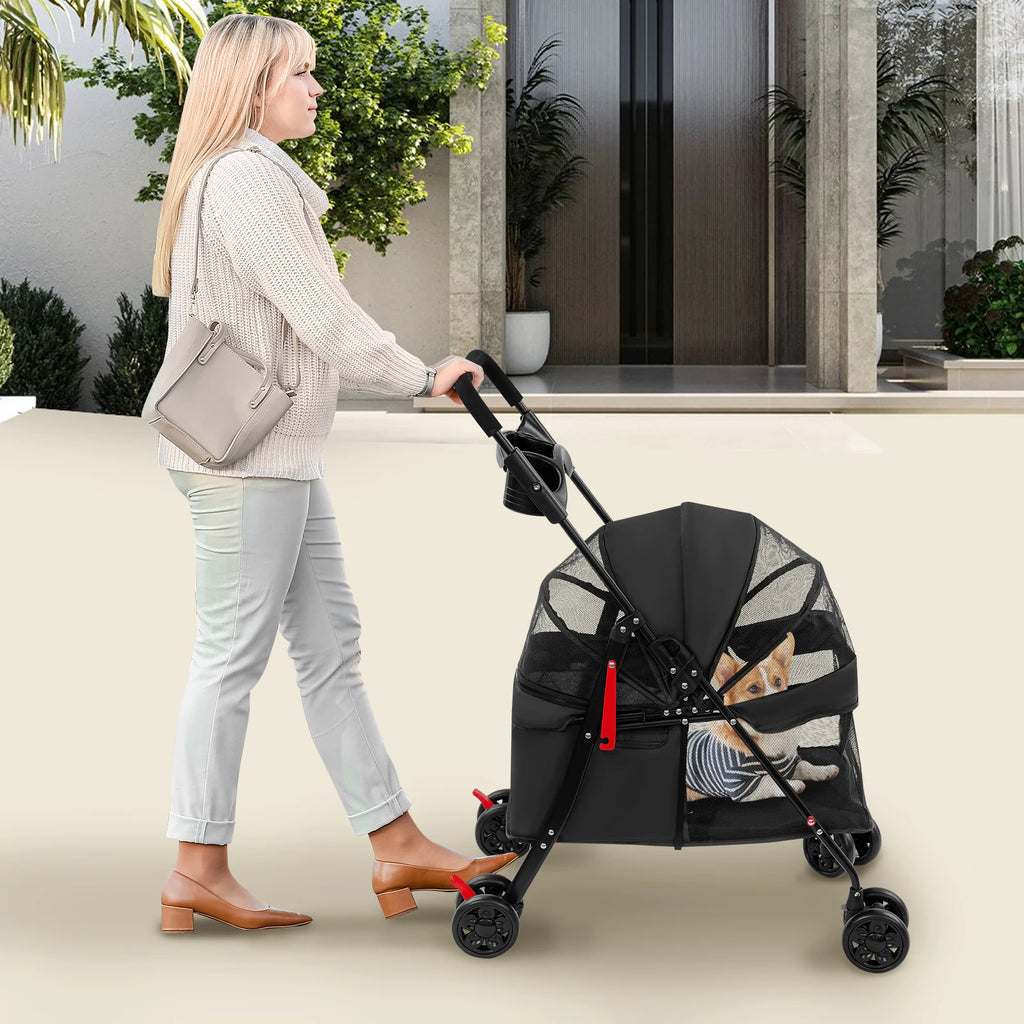 Foldable Lightweight Effortless Pet Cart