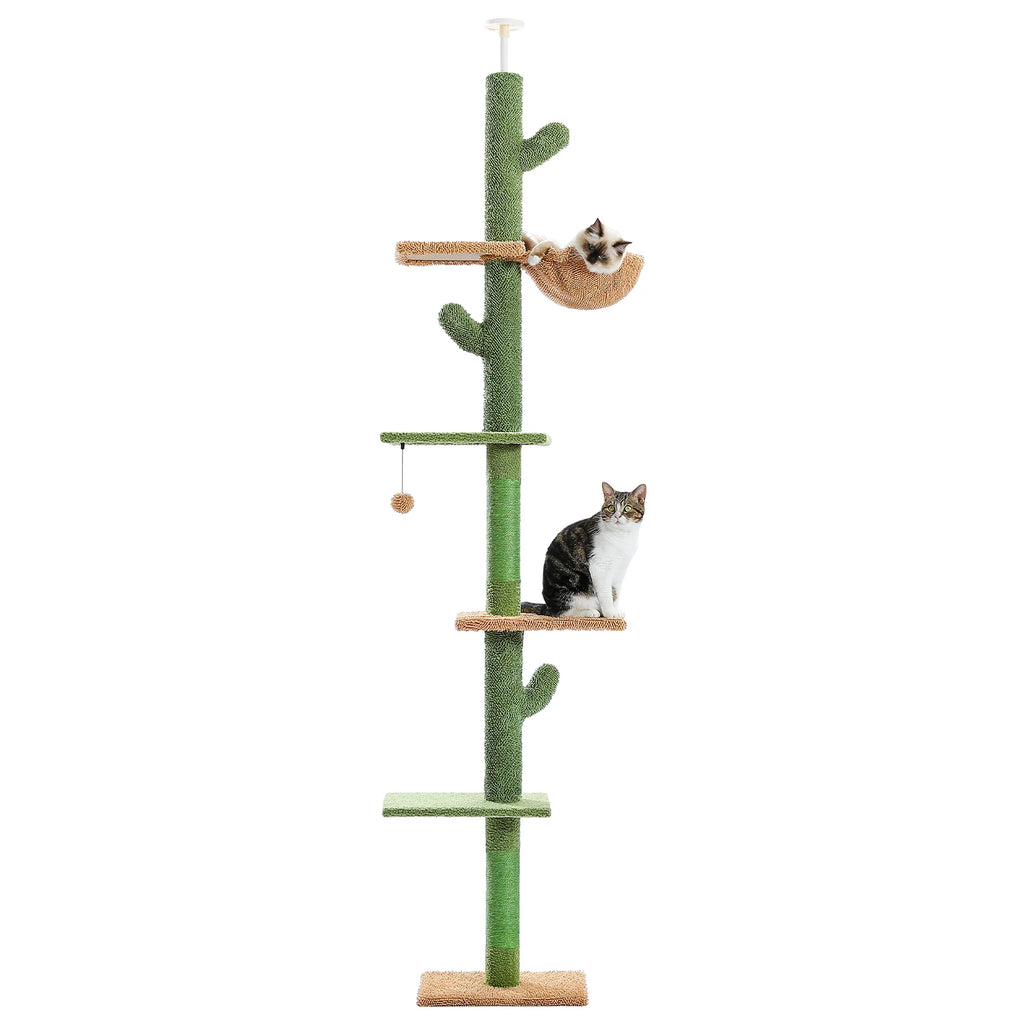 Cat Tree 5-Tier Floor to Ceiling  Cactus Scrating Post