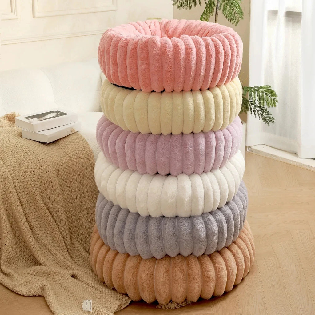 40-70cm Round Pet Bed for Super Soft Sleeping