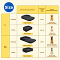 Foldable Dog Bed, Plush Pet Couch