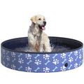 Foldable Pet Swimming Pool Easy To Store Portable Bathing Tub Plastic Durable Anti Slip Large Dog Outdoor pool