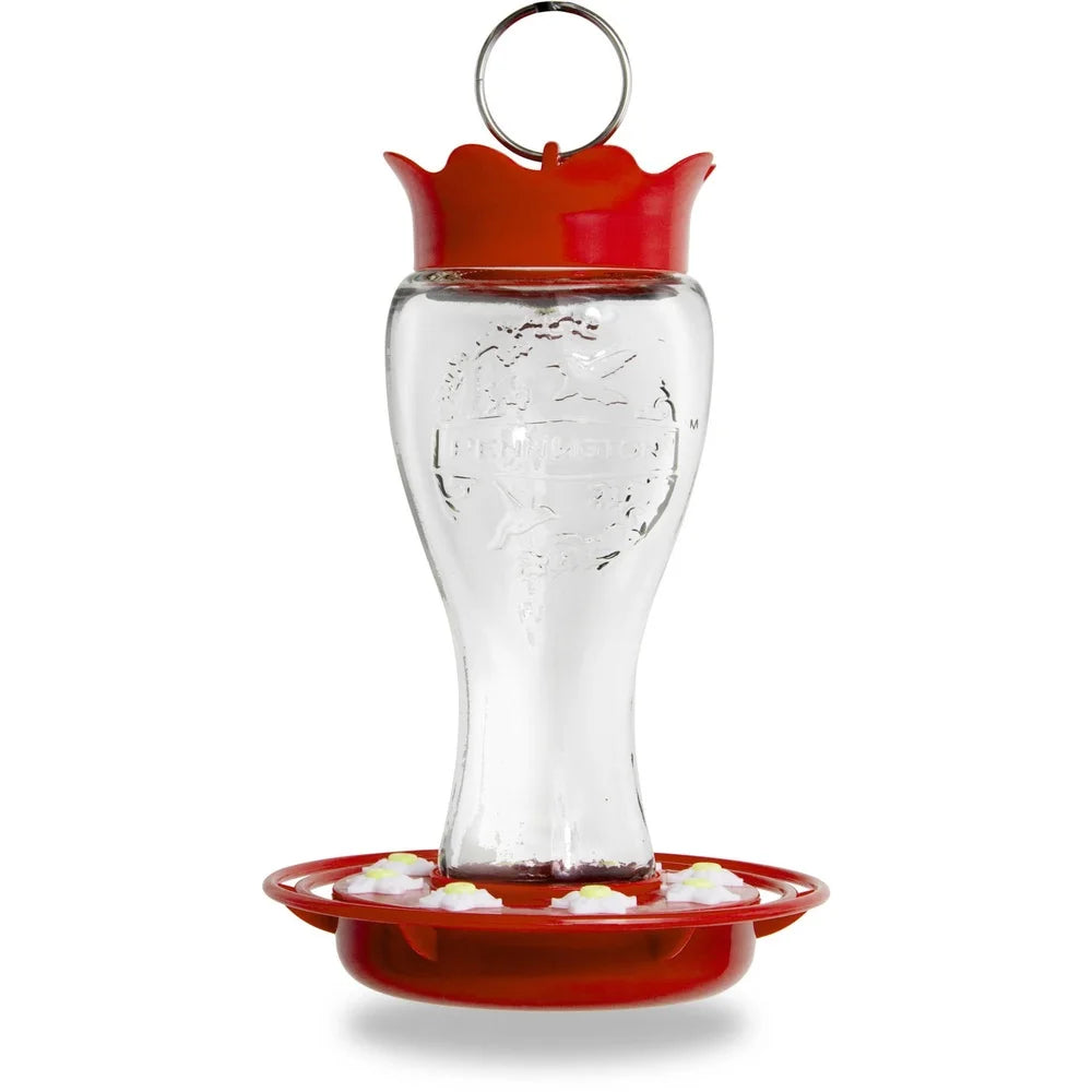 Glass Hummingbird Feeder Bee Resistant Ant Moat