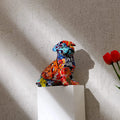 Creative Painted Pup with Graffiti, Simple