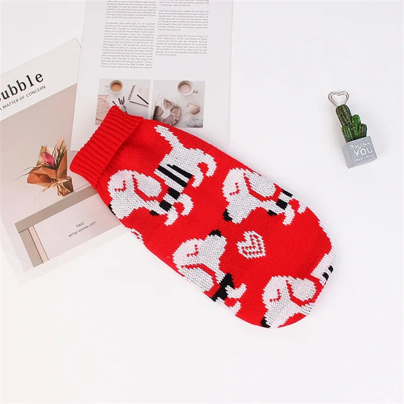 Cute Pet Dog Sweater for Small Dogs, Puppies, & Cats
