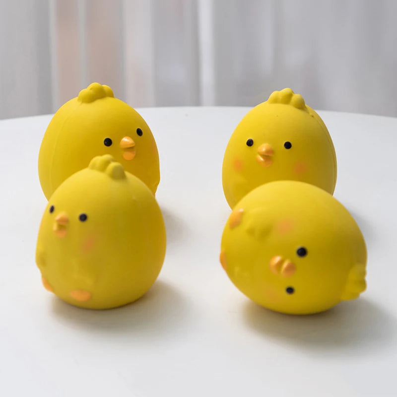 Squeaky Chicken Dog  Toy  + Teeth Cleaning