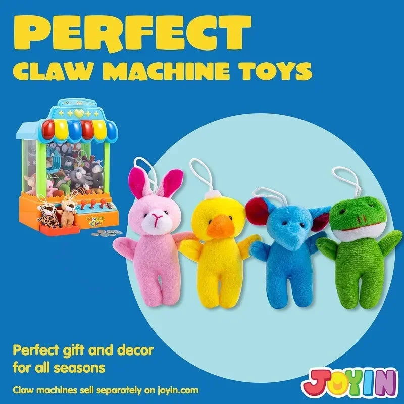 24 Pcs Mini Animal Plush 3" Stuffed Animal Bulk Favors,